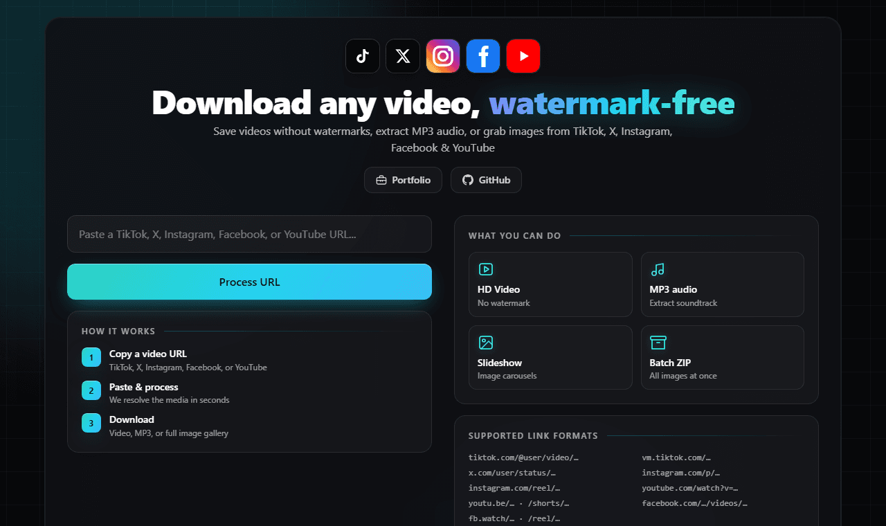 Social Media Downloader preview